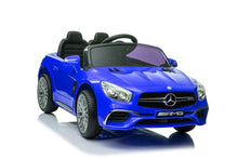 Elektrické auto Mercedes SL65 S s LCD displejem modré lakované