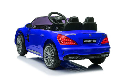 Elektrické auto Mercedes SL65 S s LCD displejem modré lakované
