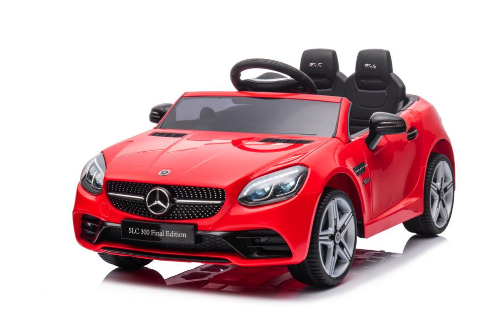 Elektrické auto Mercedes SLC 300 na akumulátor červené