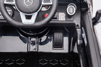 Elektrické auto Mercedes SLC 300 na akumulátor červené