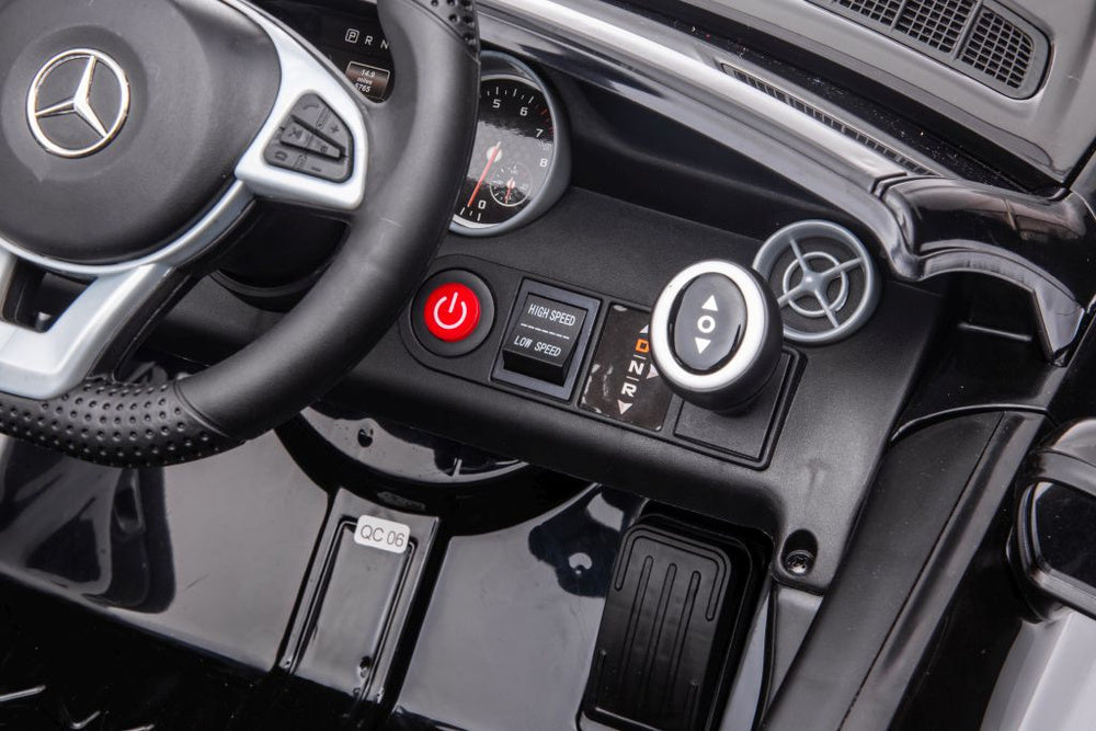 Elektrické auto Mercedes SLC 300 na akumulátor červené