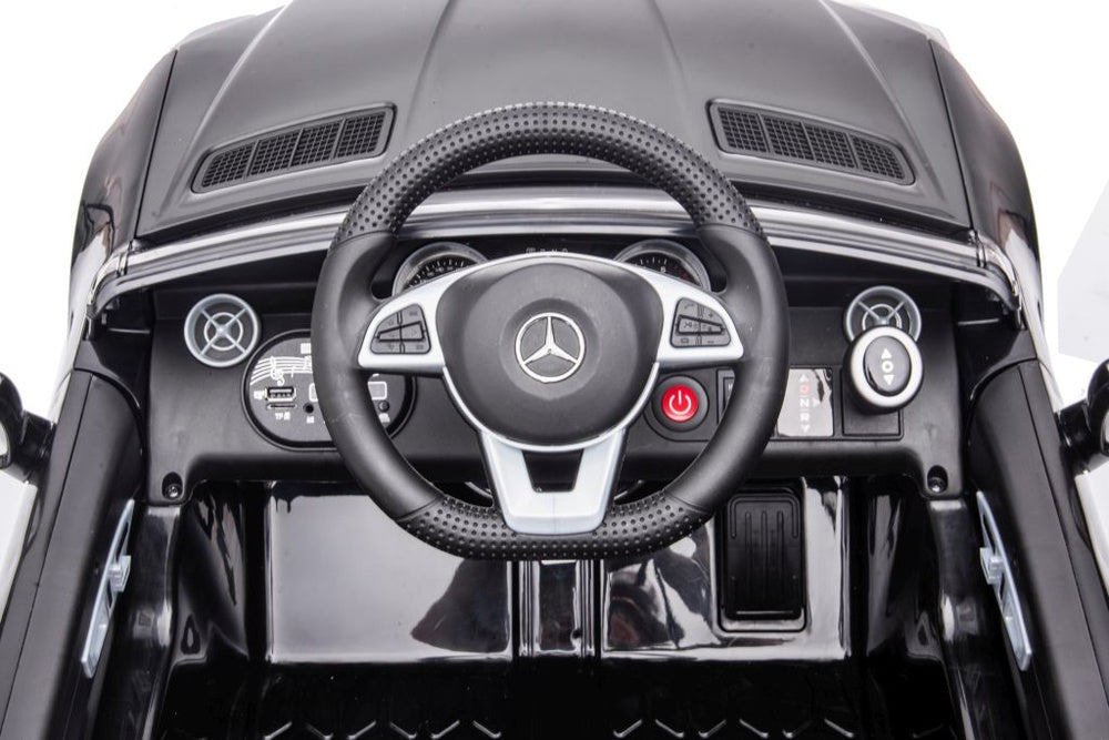 Elektrické auto Mercedes SLC 300 na akumulátor modré