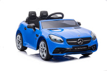 Elektrické auto Mercedes SLC 300 na akumulátor modré