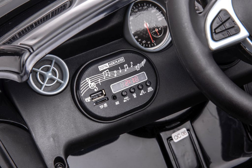 Elektrické auto Mercedes SLC 300 na akumulátor modré