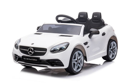 Elektrické auto Mercedes SLC 300 s akumulátorem bílé