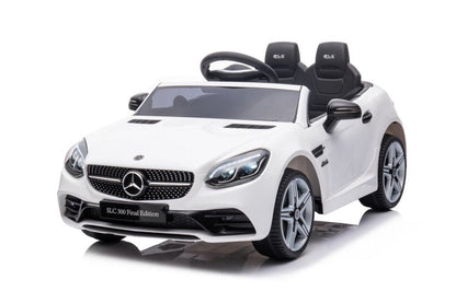 Elektrické auto Mercedes SLC 300 s akumulátorem bílé