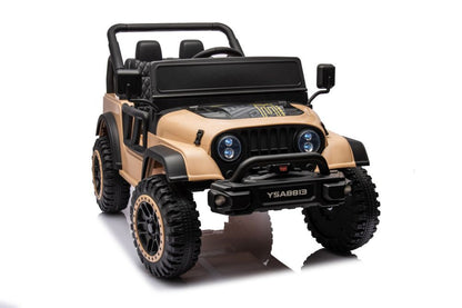 Elektrické auto na akumulátor 24V s dálkovým ovládáním khaki