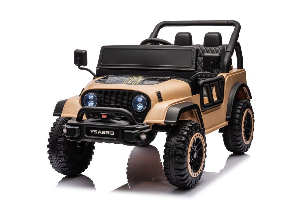 Elektrické auto na akumulátor 24V s dálkovým ovládáním khaki