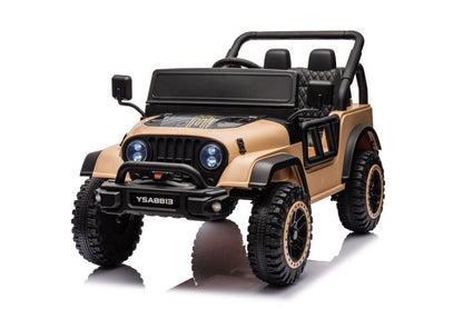 Elektrické auto na akumulátor 24V s dálkovým ovládáním khaki