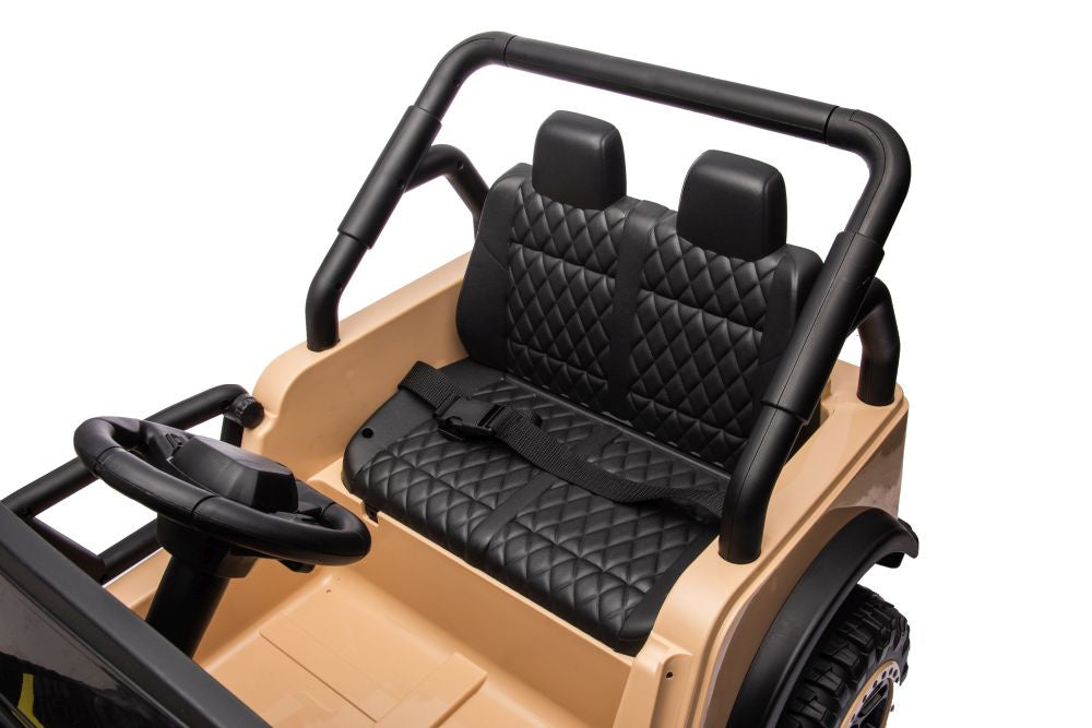 Elektrické auto na akumulátor 24V s dálkovým ovládáním khaki