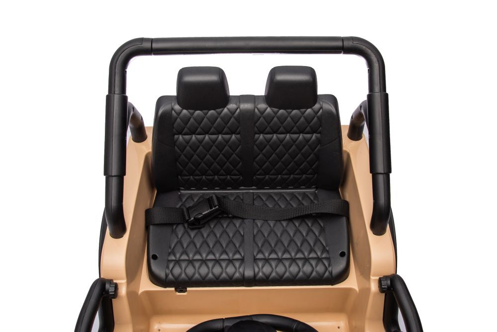 Elektrické auto na akumulátor 24V s dálkovým ovládáním khaki
