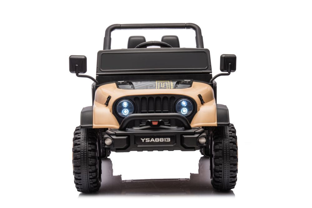 Elektrické auto na akumulátor 24V s dálkovým ovládáním khaki