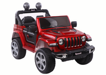 Elektrické auto na akumulátor 4x4 lakované červené FT 938