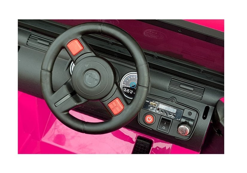 Elektrické auto na akumulátor 4x4 – s dálkovým ovládáním | růžové