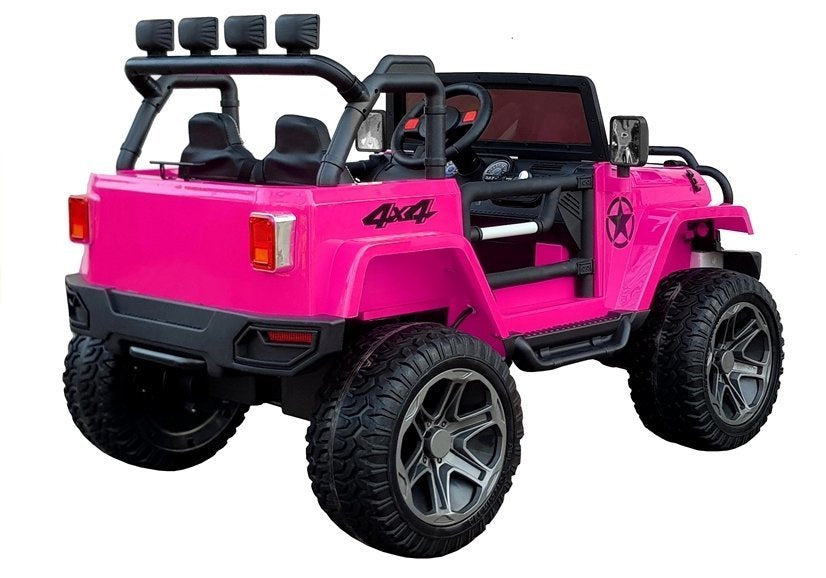 Elektrické auto na akumulátor 4x4 – s dálkovým ovládáním | růžové