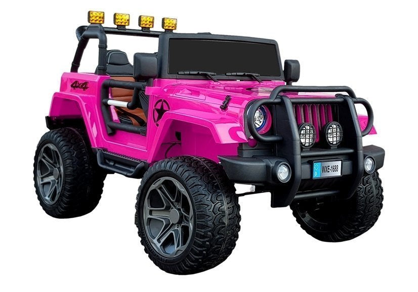 Elektrické auto na akumulátor 4x4 – s dálkovým ovládáním | růžové