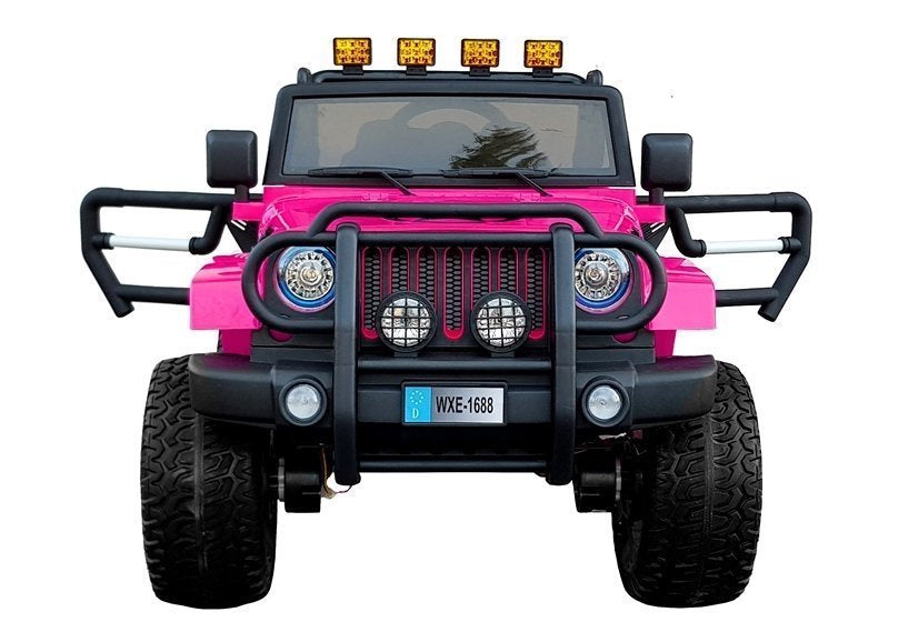 Elektrické auto na akumulátor 4x4 – s dálkovým ovládáním | růžové