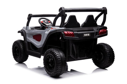 Elektrické auto na akumulátor 4x4 šedé – S618