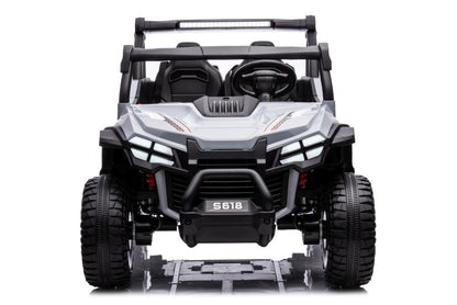 Elektrické auto na akumulátor 4x4 šedé – S618