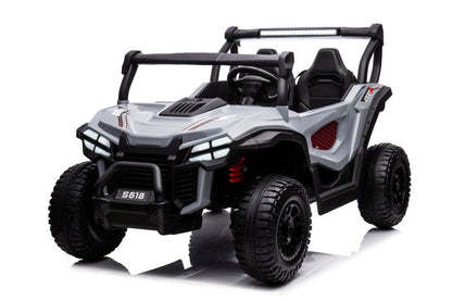 Elektrické auto na akumulátor 4x4 šedé – S618