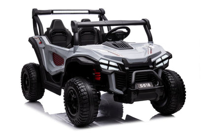 Elektrické auto na akumulátor 4x4 šedé – S618