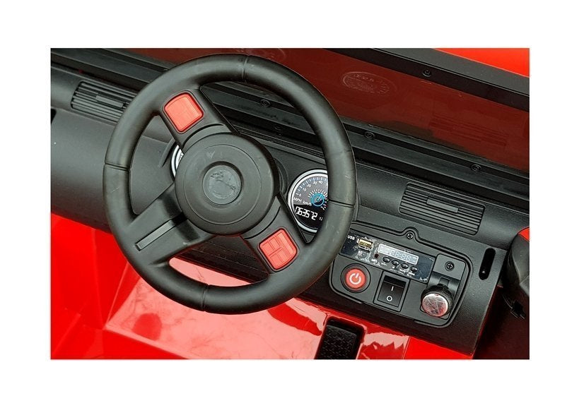 Elektrické auto na akumulátor 4x4 WXE 1688 – červené