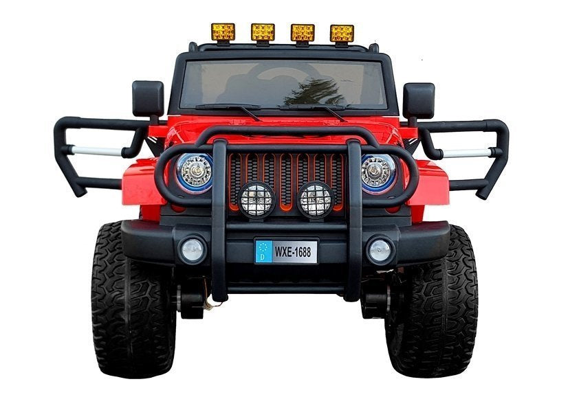 Elektrické auto na akumulátor 4x4 WXE 1688 – červené