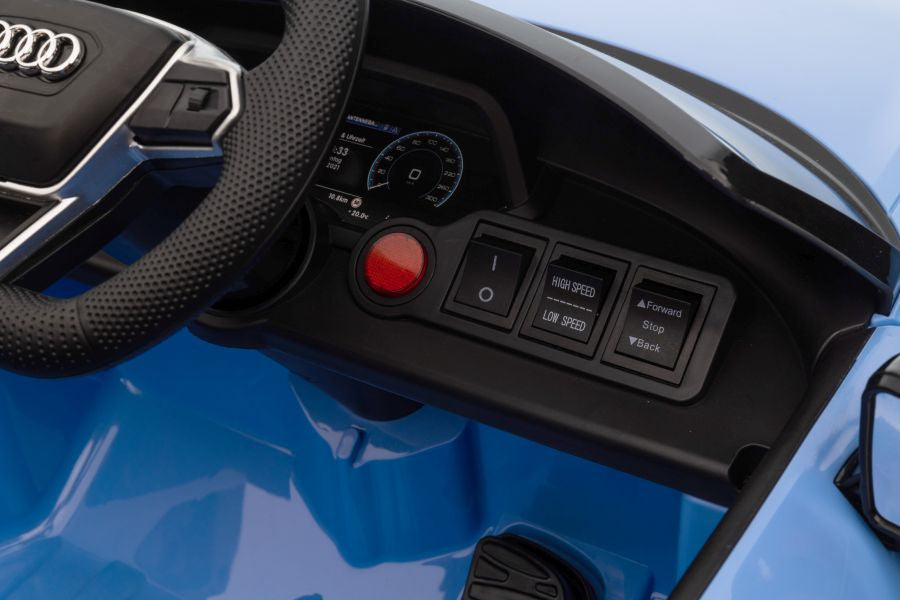 Elektrické auto na akumulátor Audi E Tron GT modré QLS 6888