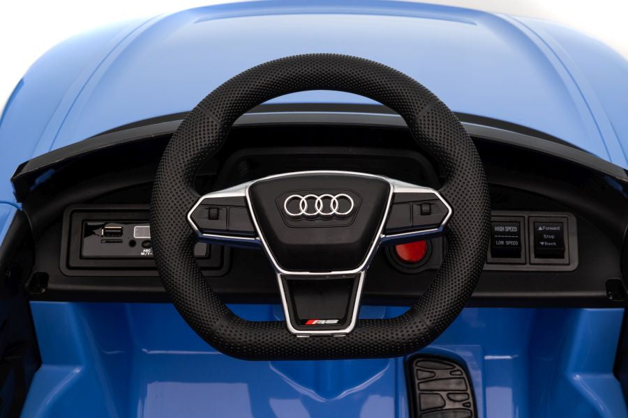 Elektrické auto na akumulátor Audi E Tron GT modré QLS 6888