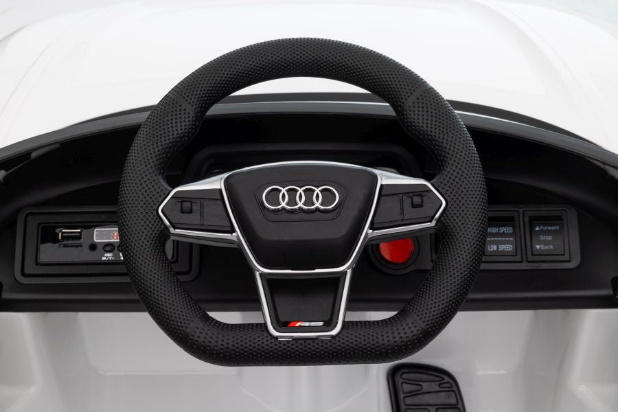 Elektrické auto na akumulátor Audi E Tron GT QLS 6888 bílé