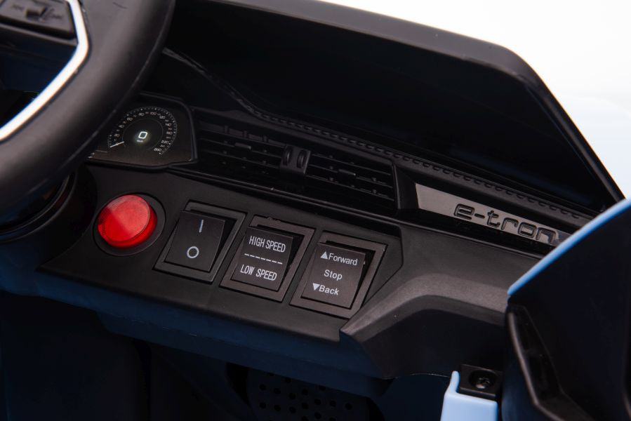Elektrické auto na akumulátor Audi E Tron QLS 6688 modré