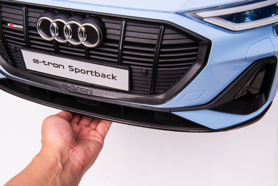 Elektrické auto na akumulátor Audi E Tron QLS 6688 modré