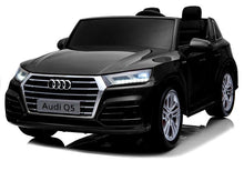 Elektrické auto na akumulator Audi Q5 dvoumístné s pilotem černé