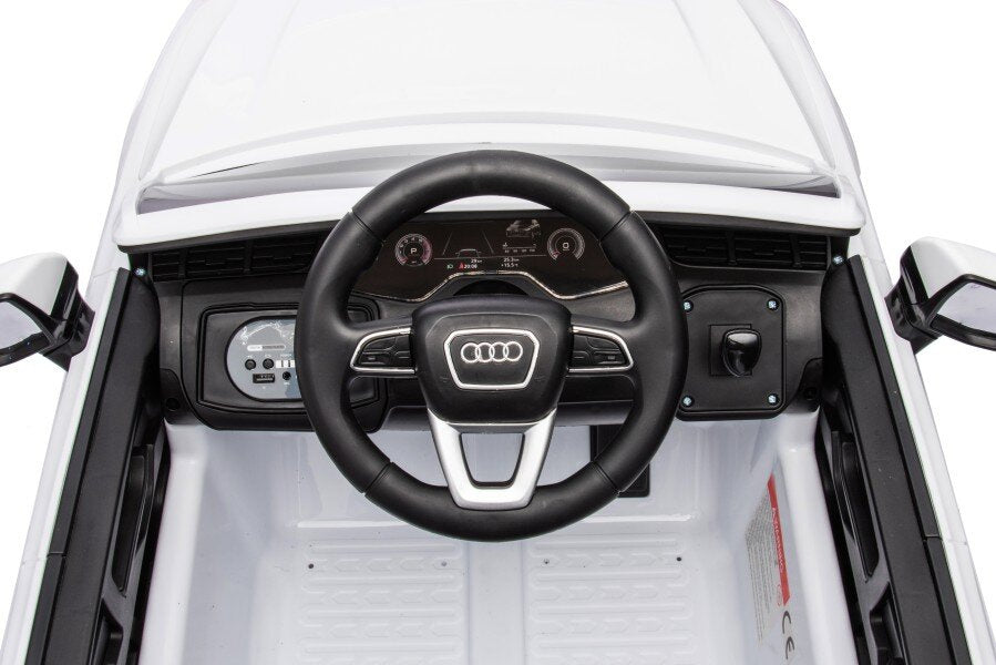 Elektrické auto na akumulátor Audi Q7 bílé
