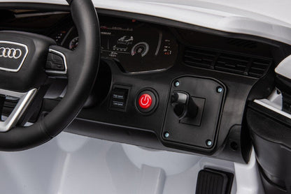 Elektrické auto na akumulátor Audi Q7 bílé