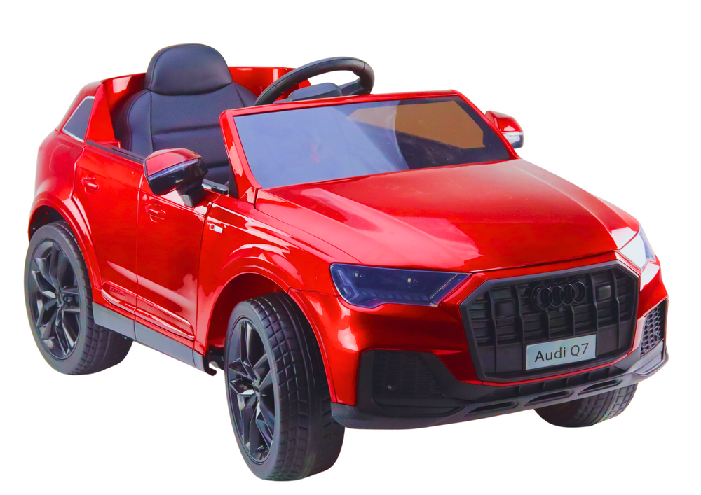 Elektrické auto na akumulátor Audi Q7 lakované červené