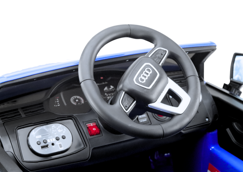 Elektrické auto na akumulátor Audi Q7 modré lakované