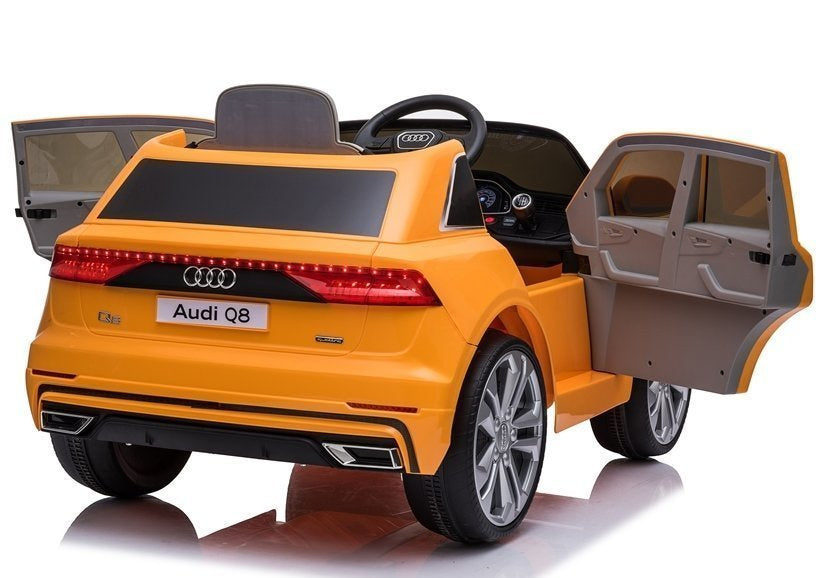 Elektrické auto na akumulator Audi Q8 s dálkovým ovládáním žluté