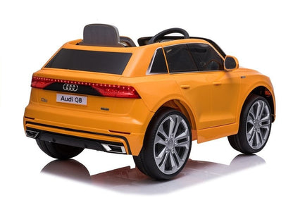 Elektrické auto na akumulator Audi Q8 s dálkovým ovládáním žluté