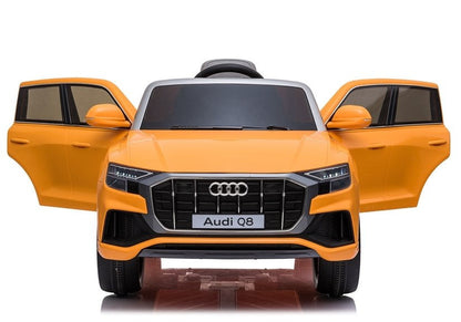 Elektrické auto na akumulator Audi Q8 s dálkovým ovládáním žluté