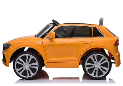 Elektrické auto na akumulator Audi Q8 s dálkovým ovládáním žluté