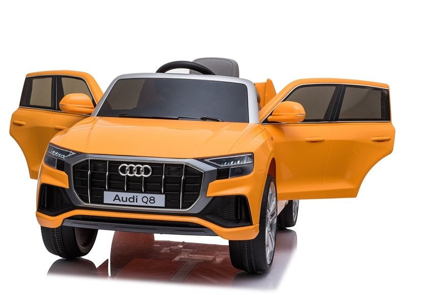 Elektrické auto na akumulator Audi Q8 s dálkovým ovládáním žluté