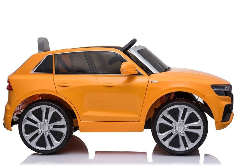 Elektrické auto na akumulator Audi Q8 s dálkovým ovládáním žluté