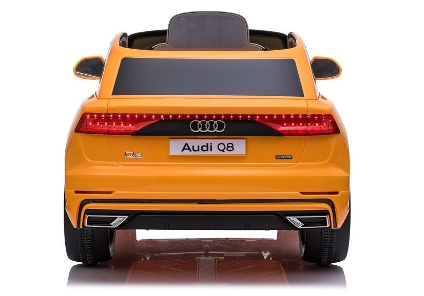 Elektrické auto na akumulator Audi Q8 s dálkovým ovládáním žluté