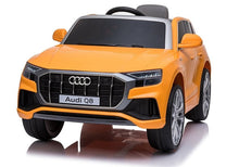 Elektrické auto na akumulator Audi Q8 s dálkovým ovládáním žluté
