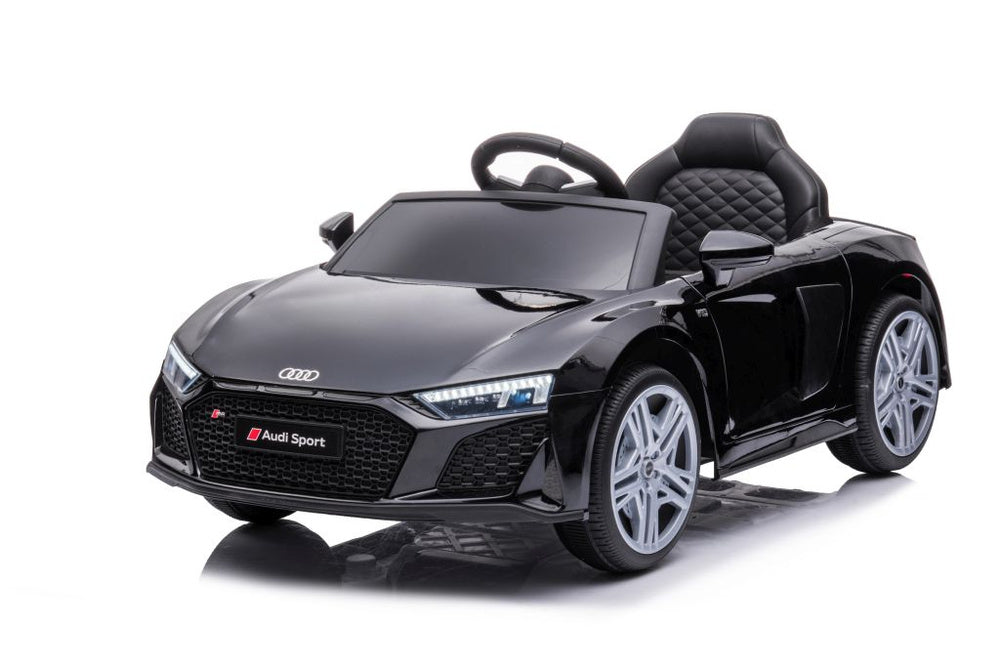 Elektrické auto na akumulátor Audi R8 černé – A300