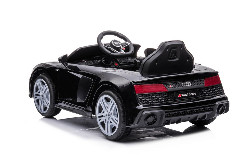 Elektrické auto na akumulátor Audi R8 černé – A300