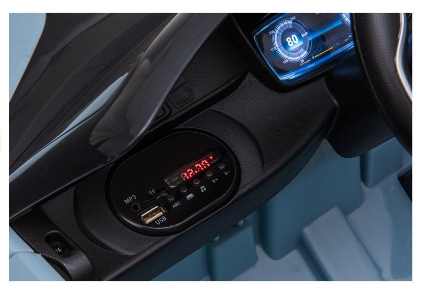 Elektrické auto na akumulator BMW i8 s dálkovým ovládáním modré