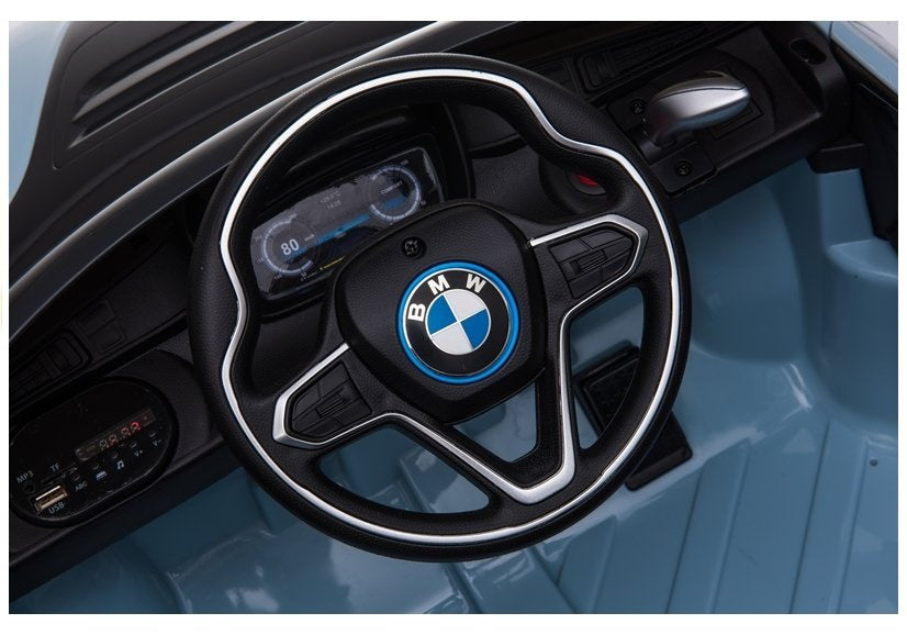 Elektrické auto na akumulator BMW i8 s dálkovým ovládáním modré