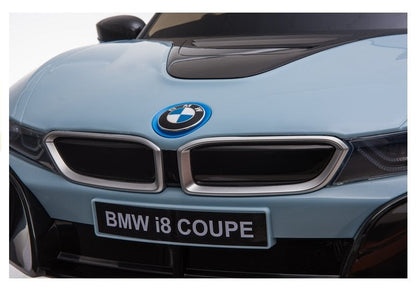 Elektrické auto na akumulator BMW i8 s dálkovým ovládáním modré